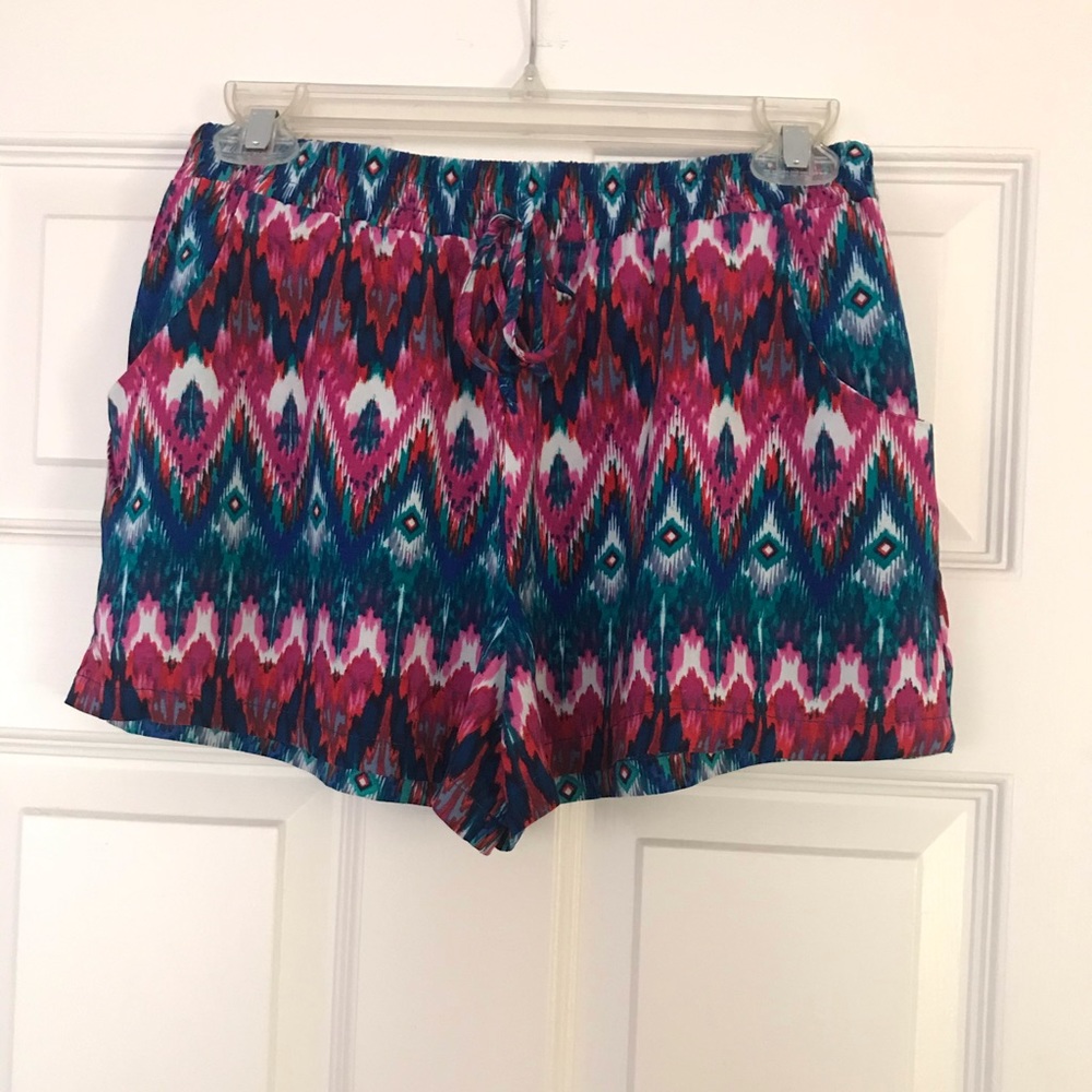 No Boundaries Tribal Print Shorts